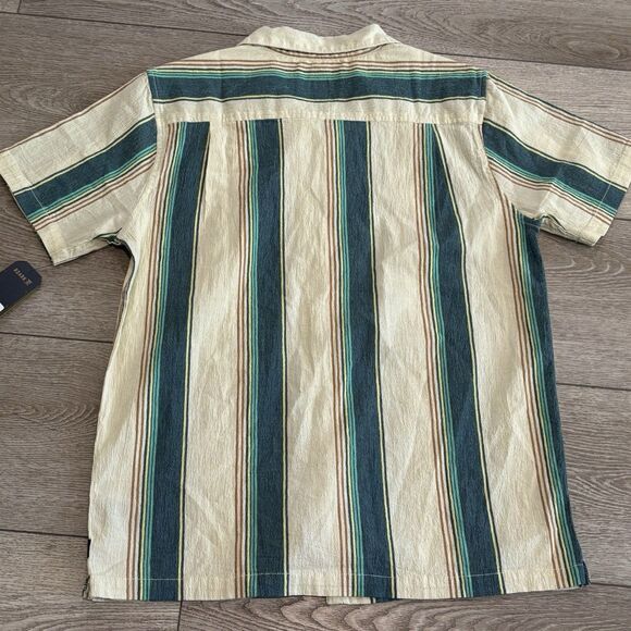 Roark Gonzo Woven Button Shirt Mens Medium Organic Cotton Casual NWT - Picture 6 of 6